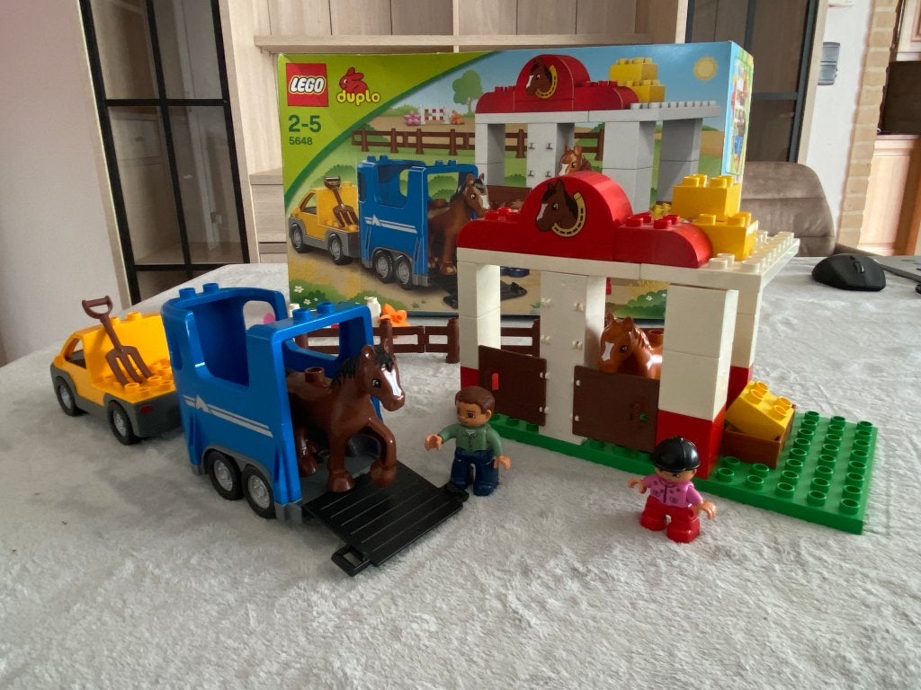 Lego Duplo 5648 Paardenstal, Enlèvement, Comme neuf, Duplo