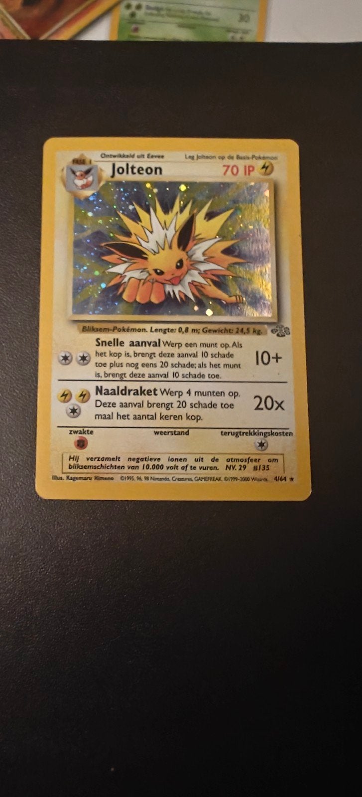 Jolteon - jungle - NL, Ophalen