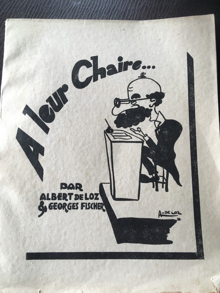 Une chaise colorée - De Loz & Fischer - professeur médecine, Enlèvement ou Envoi