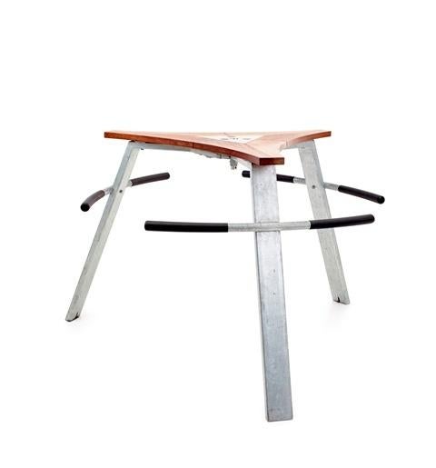 Extremis Abbachus tafel - NIEUW, Tuin en Terras, Ophalen, Nieuw, Rond, Hout