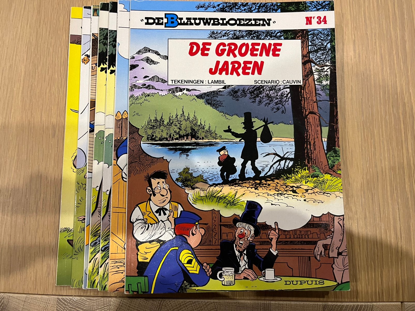 De Blauwbloezen - 34,35,2x36,37,38 en 39, Meerdere stripboeken, Ophalen of Verzenden