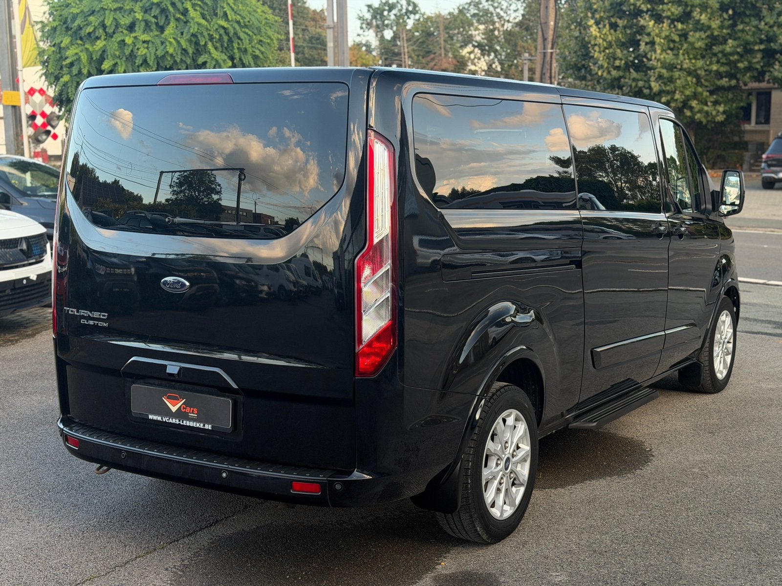 Ford transit custom titanium 8pl automaat navi airco+ gar., Auto's, Bestelwagens en Lichte vracht, Euro 6, Bedrijf, Diesel, Ford