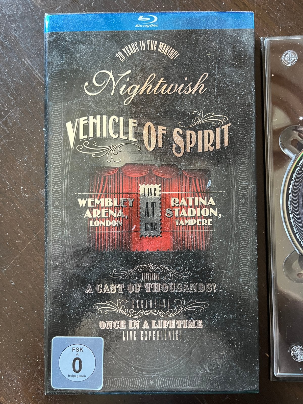 Nightwish: Vehicle of Spirit: Blue Ray, Cd's en Dvd's, Blu-ray, Ophalen of Verzenden, Zo goed als nieuw, Boxset