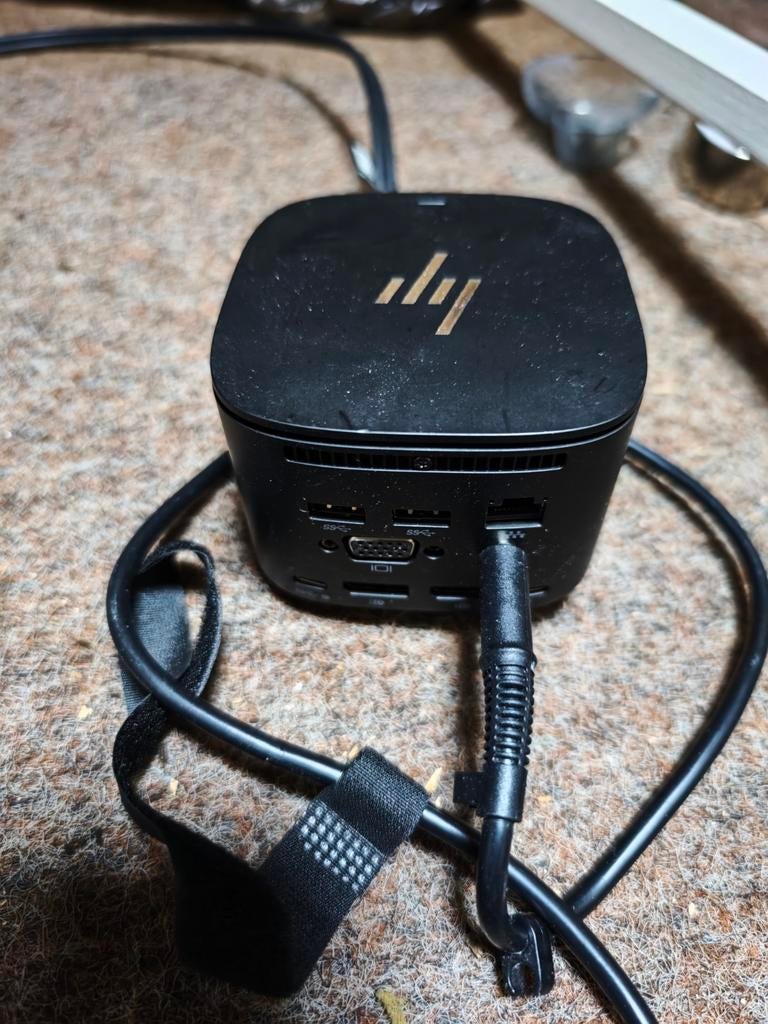 HP Thunderbolt docking station, Ophalen, Hp, Zo goed als nieuw, Docking station