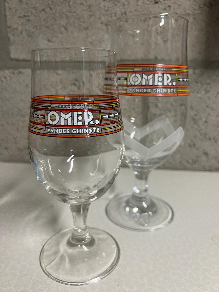 OMER collectorglazen, Verzamelen, Ophalen of Verzenden, Zo goed als nieuw, Glas of Glazen, Overige merken