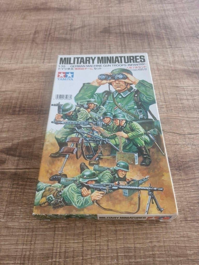 Tamiya 1/35 German Machine Gun Troops Infantry, Ophalen of Verzenden, Nieuw, 1:35 tot 1:50, Figuur of Figuren