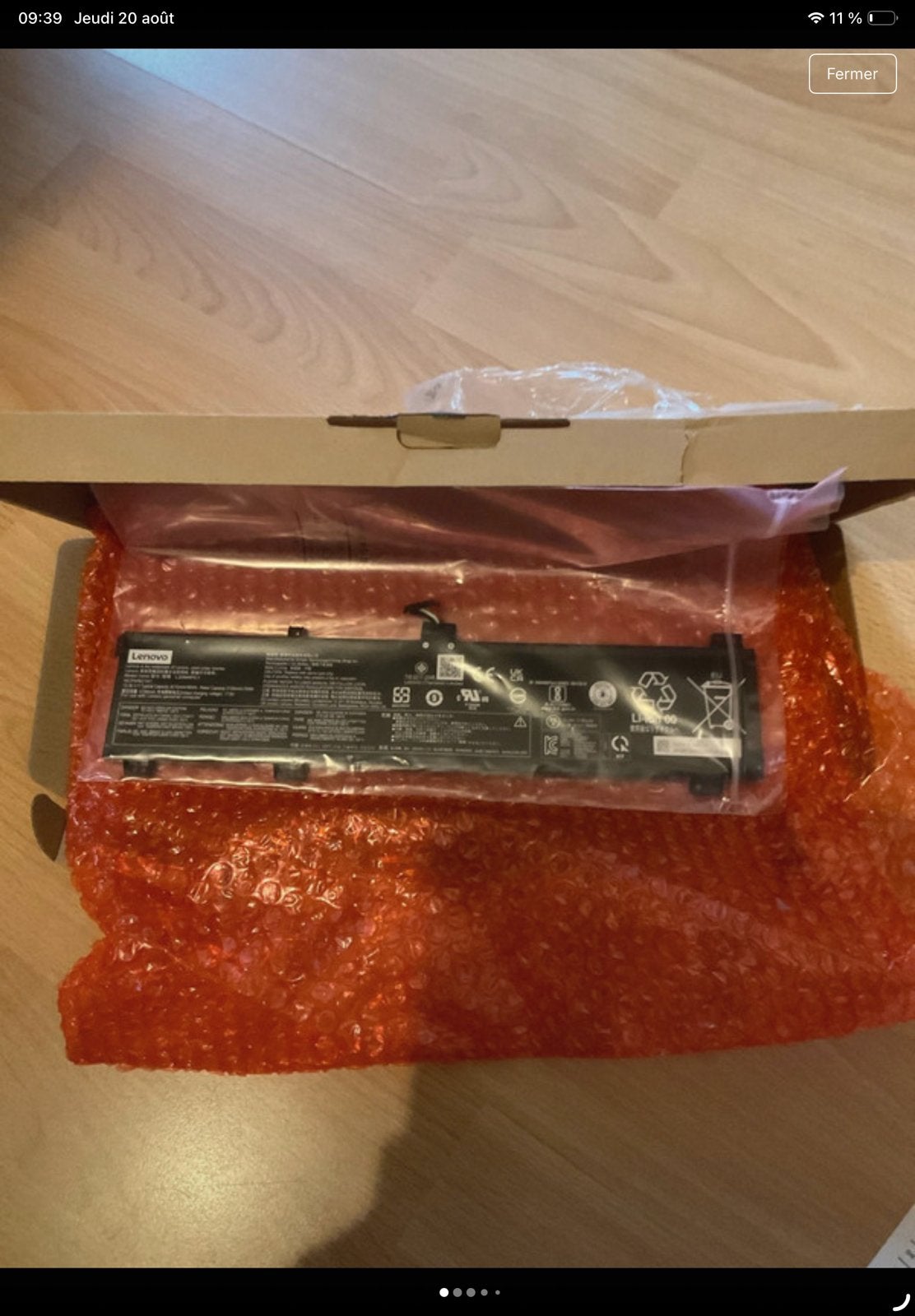 Lenovo batterie L20M4PC1, Computers en Software, Accu's en Batterijen, Ophalen of Verzenden, Nieuw