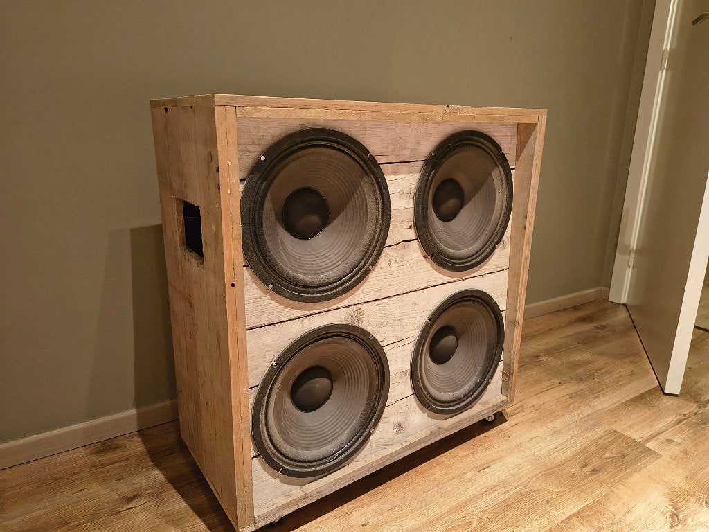 Zelfbouw 412 Celestion G12T-75, Muziek en Instrumenten, Versterkers | Bas en Gitaar, Gebruikt, Gitaar, 100 watt of meer, Ophalen