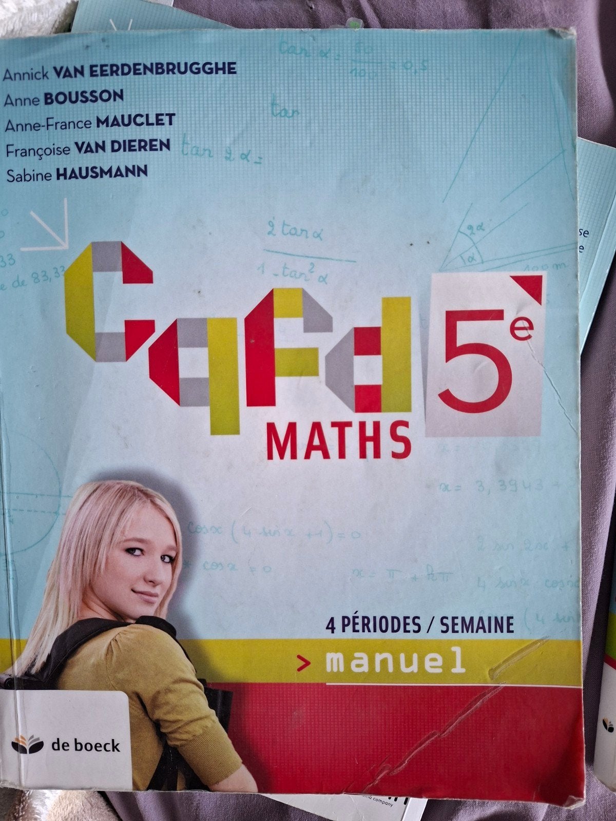 cqfd 5e 4h, Livres, Enlèvement, Utilisé, Secondaire, Mathématiques A
