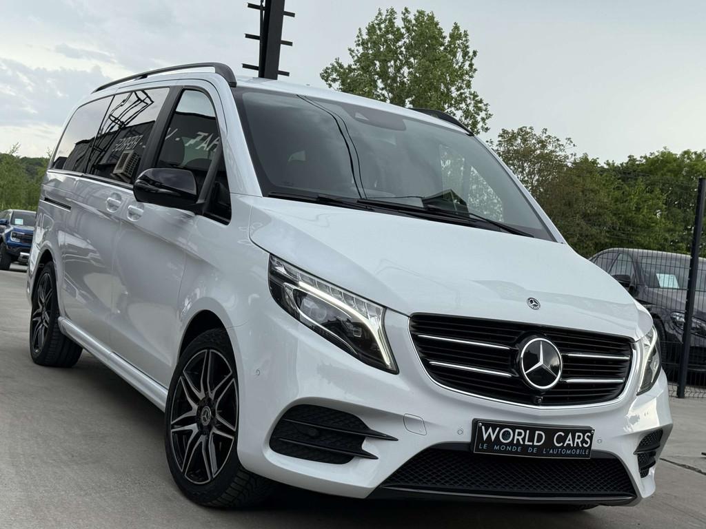 Mercedes-Benz V-Klasse 250 d PACK AMG - TVAC*BTWIN - TOUT PA, Auto's, Gebruikt, 4 cilinders, Wit, Leder