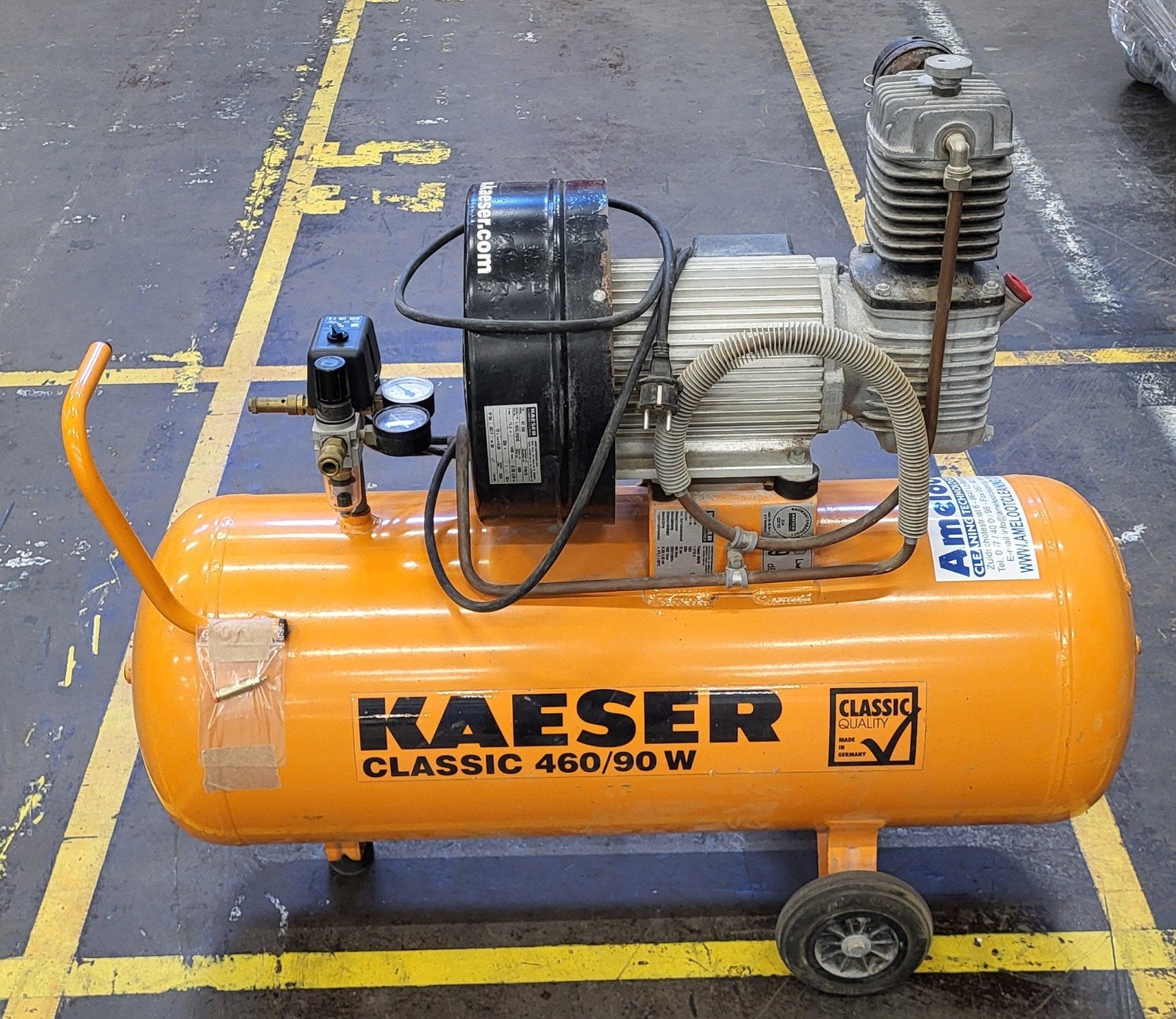 Kaiser classic 460/90W, compresseur professionnel, 400 à 800 litres/min, Enlèvement, Utilisé, 6 à 10 bars