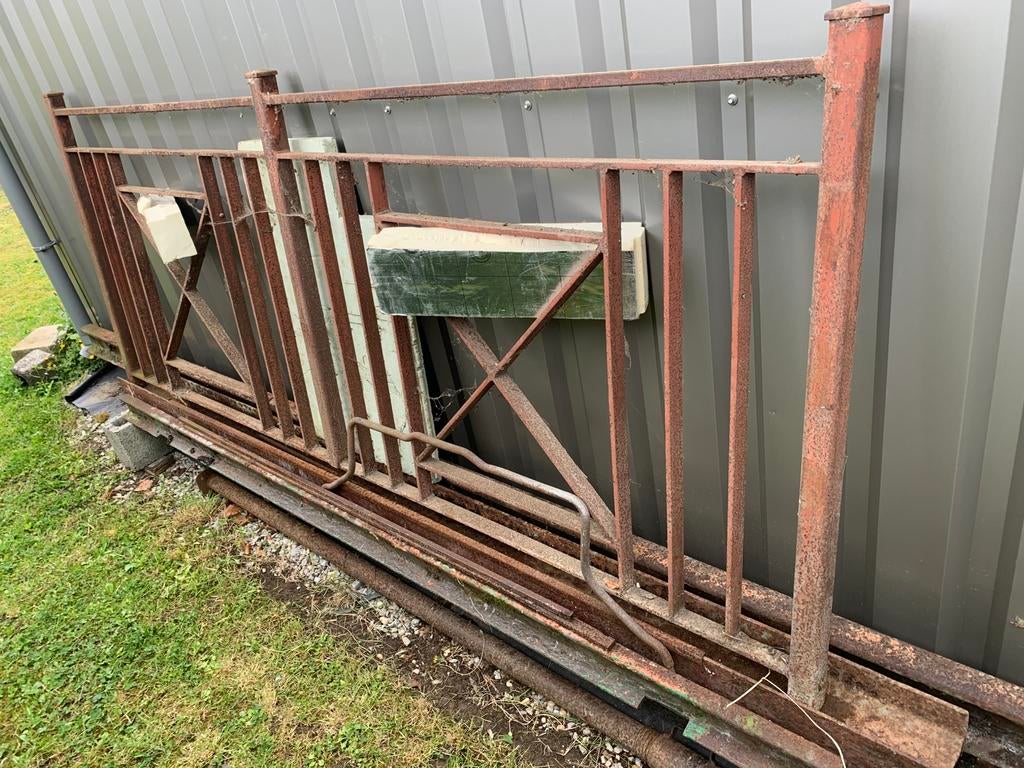 Gardé corp.. barrière.. cloture, Tuin en Terras, Ophalen, Gebruikt, IJzer, Sierhekwerk