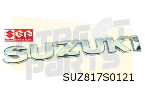 Suzuki embleem tekst "Suzuki" achterzijde Origineel! 7783154, Auto-onderdelen, -, Verzenden, -, Nieuw
