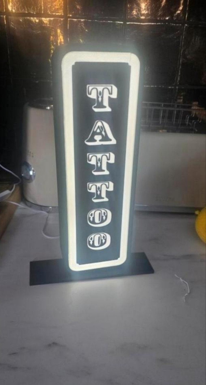 Mooie tattoo lichtreclame, nu €39,95, Ophalen of Verzenden