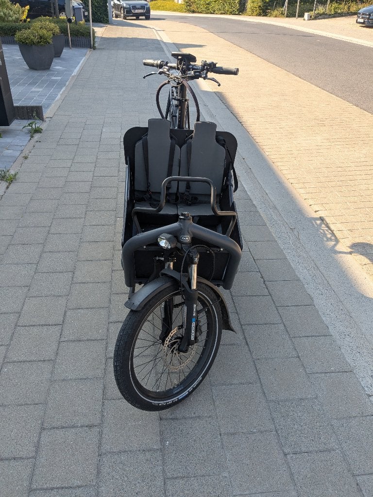 Riese & Müller Load 75 Vario met regenhoes, Ophalen, Elektrisch