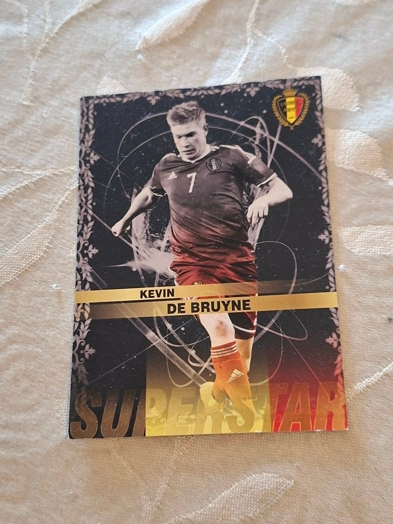 Panini / Voetbalkaart / Kevin De Bruyne / EK Frankrijk 2016, Ophalen of Verzenden, Zo goed als nieuw, Poster, Plaatje of Sticker