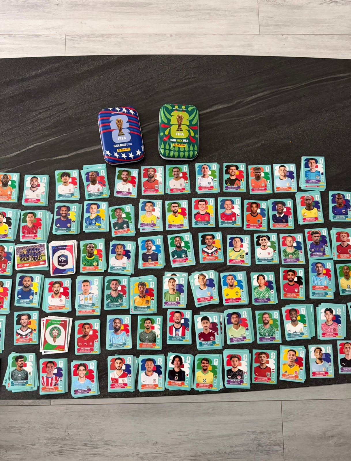Panini voetbalstickers ongev.800stuks, Ophalen, Zo goed als nieuw