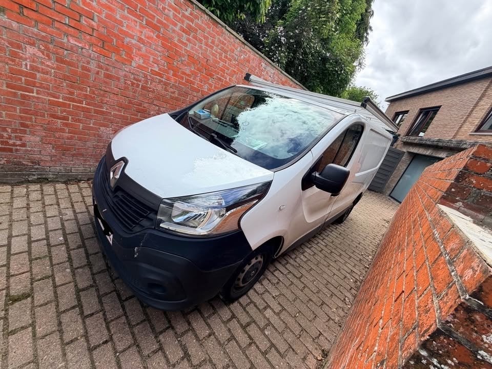 Véhicule utilitaire Renault Trafic, Autos, Bluetooth, Entreprise, 3 places, Noir