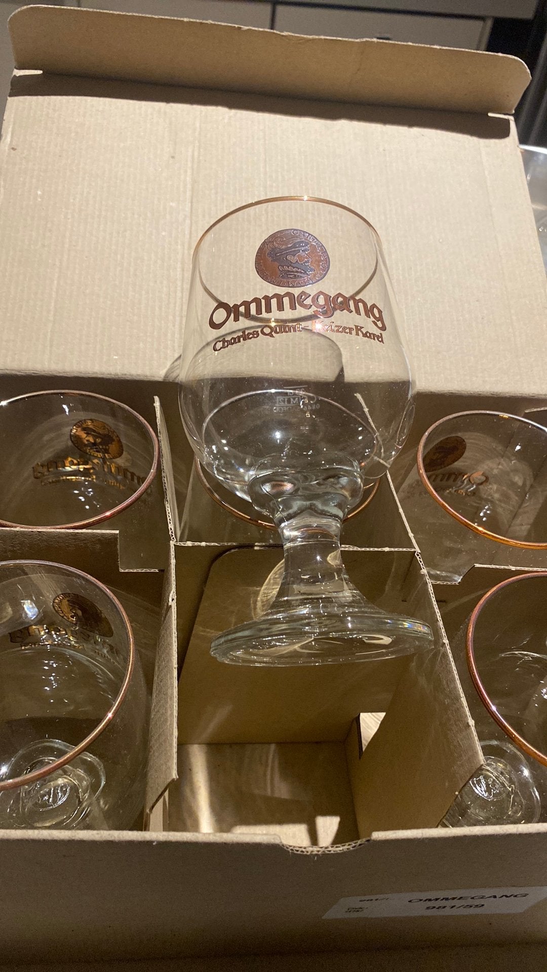 6 glazen ommegang, Collections, Enlèvement, Neuf