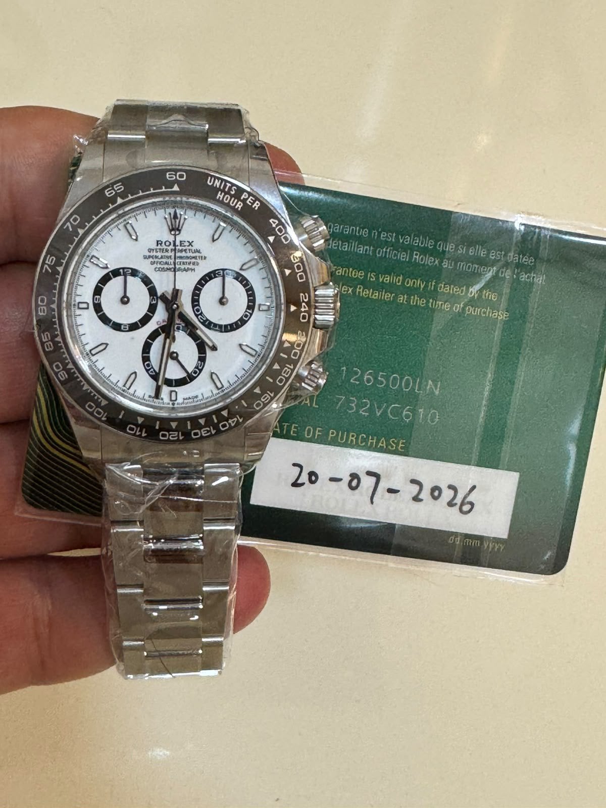 Rolex Cosmograph Daytona, Handtassen en Accessoires, Verzenden, Zo goed als nieuw, Rolex
