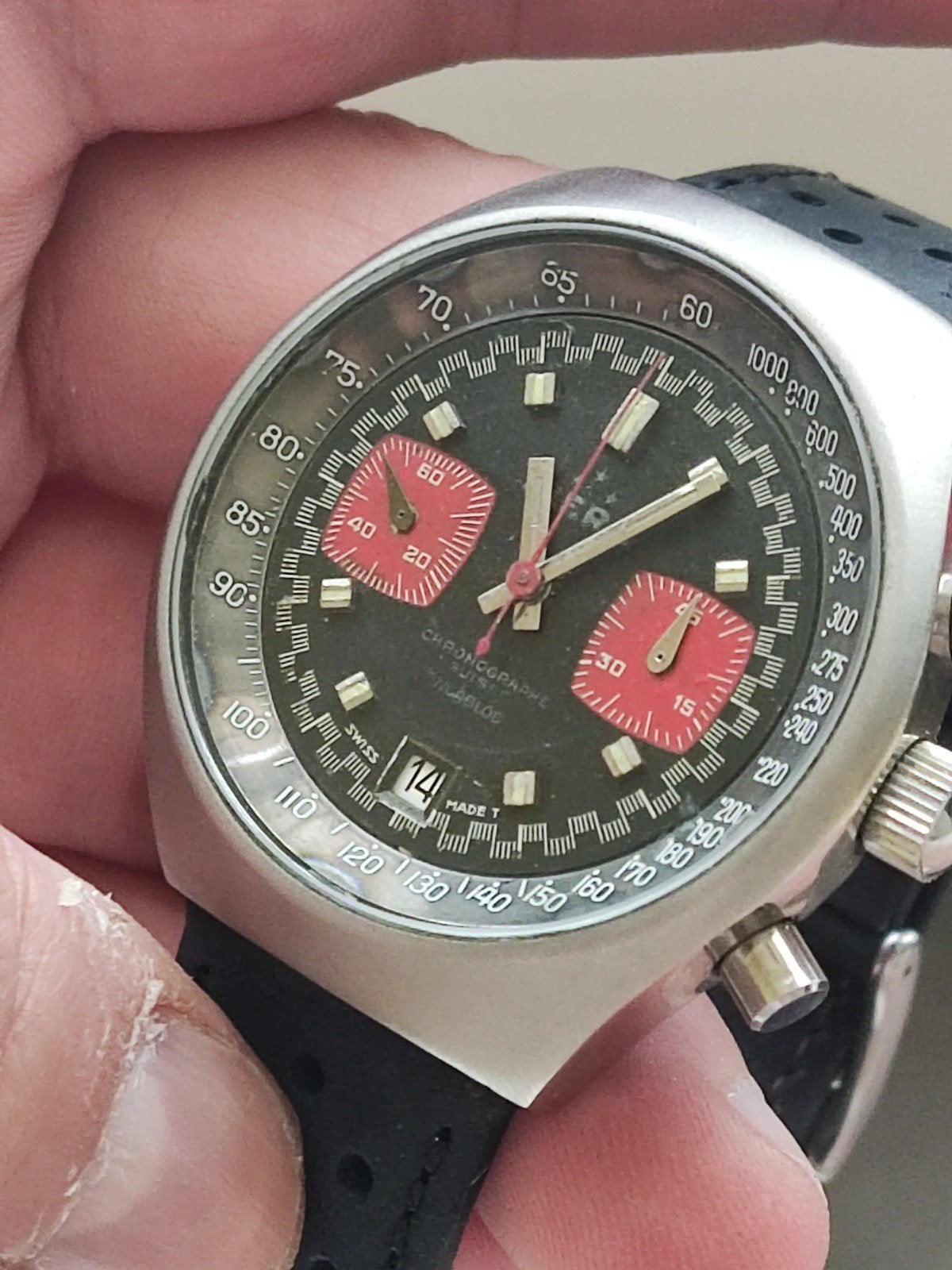 Sierra valjoux 7734. 41mm RÉVISÉE, Enlèvement ou Envoi
