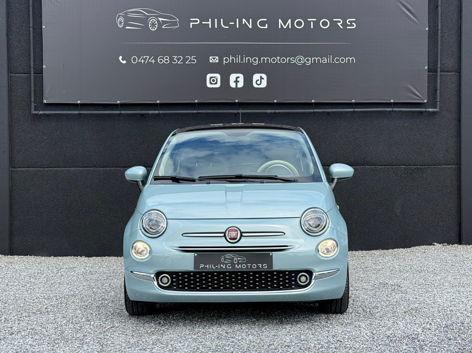 Fiat 500 1.0i MHEV, Toit Panoramique, Gps, Hybrid, 15000 km!, Autos, Achat, Euro 6, Entreprise, Noir