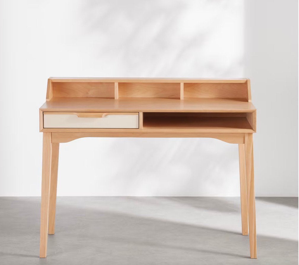 Bureau (Scandinavische stijl), 100 tot 150 cm, Nieuw, Minder dan 100 cm, Hout