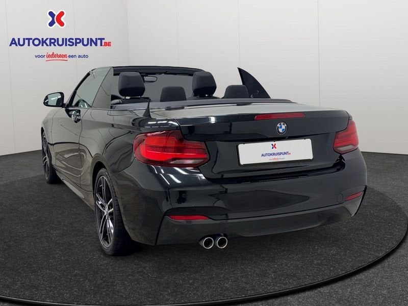 BMW Série 2 220i AUT, Autos, BMW, 135 kW, Cabriolet, Noir, 2 portes