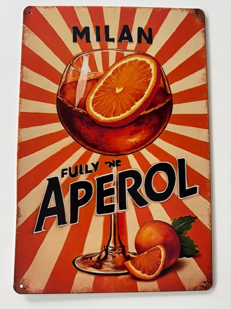 Panneau d'affichage en métal Aperol, Enlèvement ou Envoi, Neuf, Panneau publicitaire