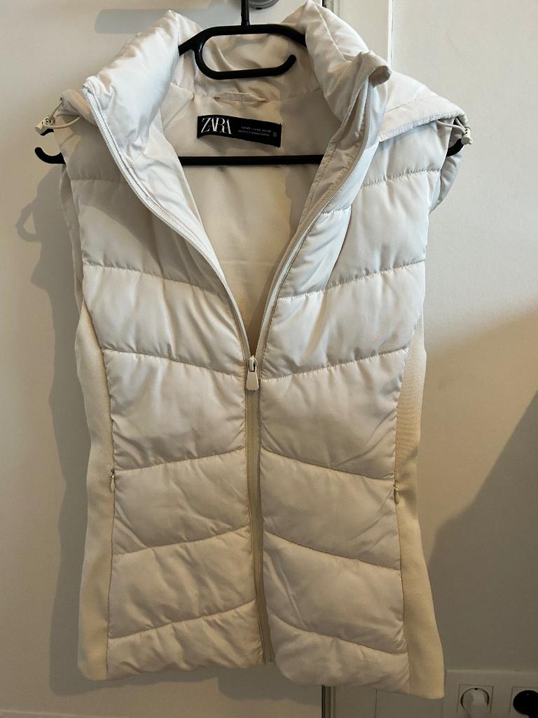 Body warmer XS, Kleding | Dames, Bodywarmers, Ophalen, Zo goed als nieuw, Maat 34 (XS) of kleiner, Beige