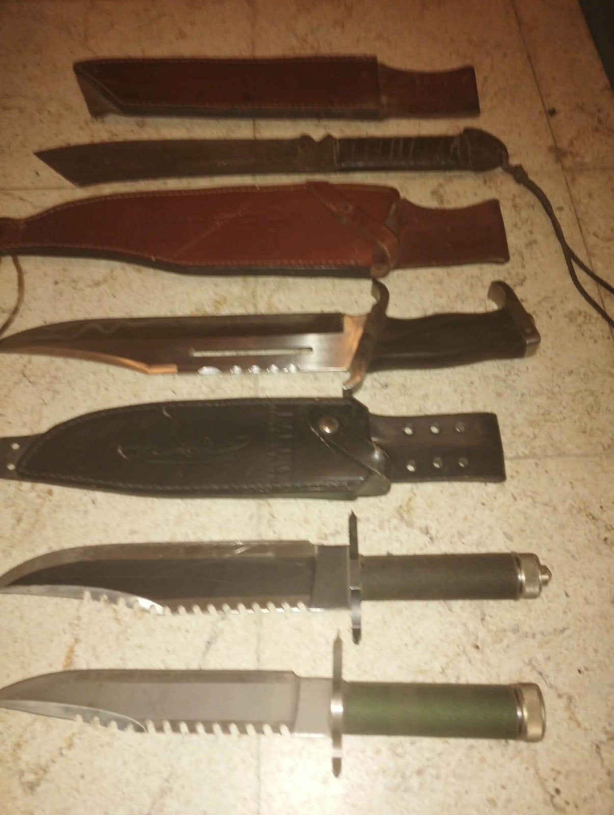 Rambo messen 1, 2 en 4 nog beschikbaar, Caravanes & Camping, Outils de camping, Enlèvement