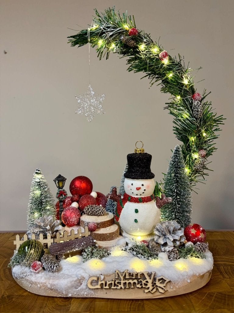 Kerststukje Nieuw Met ledverlichting, Enlèvement, Neuf