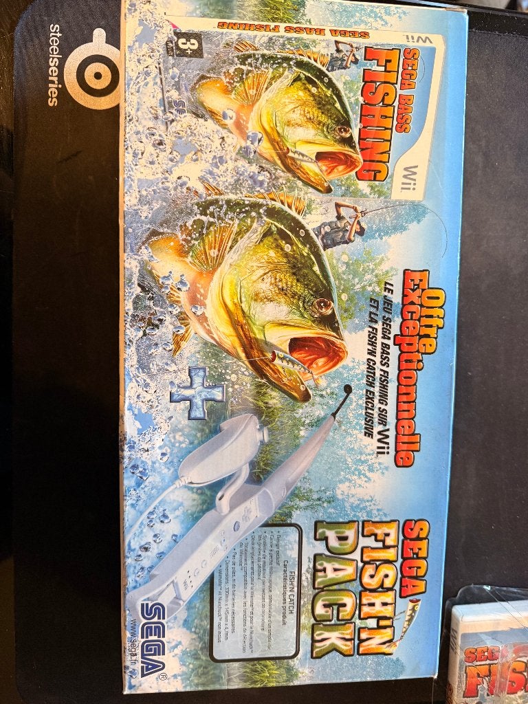 Sega Bass Fishing Wii rod-bundel – compleet met doos, Consoles de jeu & Jeux vidéo, Enlèvement ou Envoi, 1 joueur, Utilisé, À partir de 3 ans