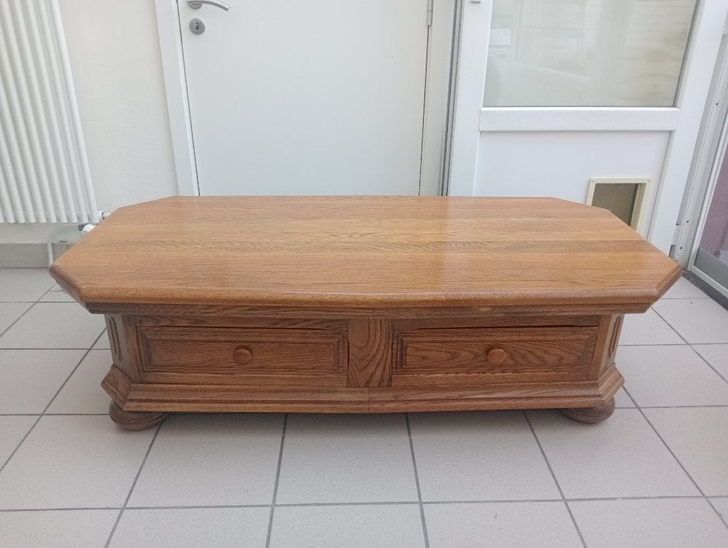 Table basse, 100 à 150 cm, Comme neuf, Enlèvement, 50 à 100 cm