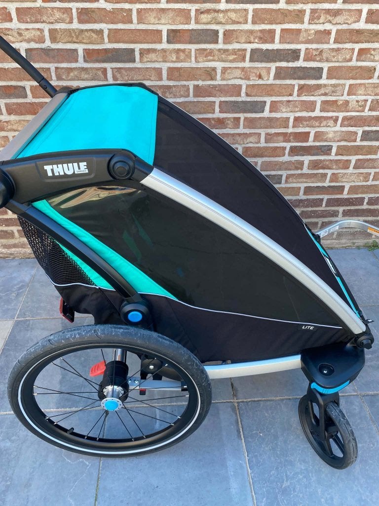 Fietskar Thule Chariot Lite 2, Ophalen, Vering, Zo goed als nieuw, Thule / Chariot