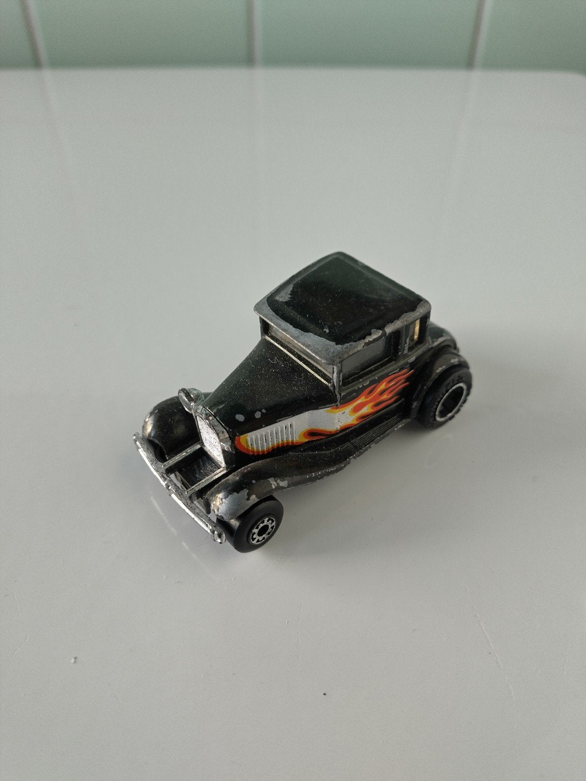 Vintage Matchbox Model A AFHALING LEES BESCHRIJVING, Hobby & Loisirs créatifs, Voitures miniatures | 1:50, Enlèvement, Utilisé