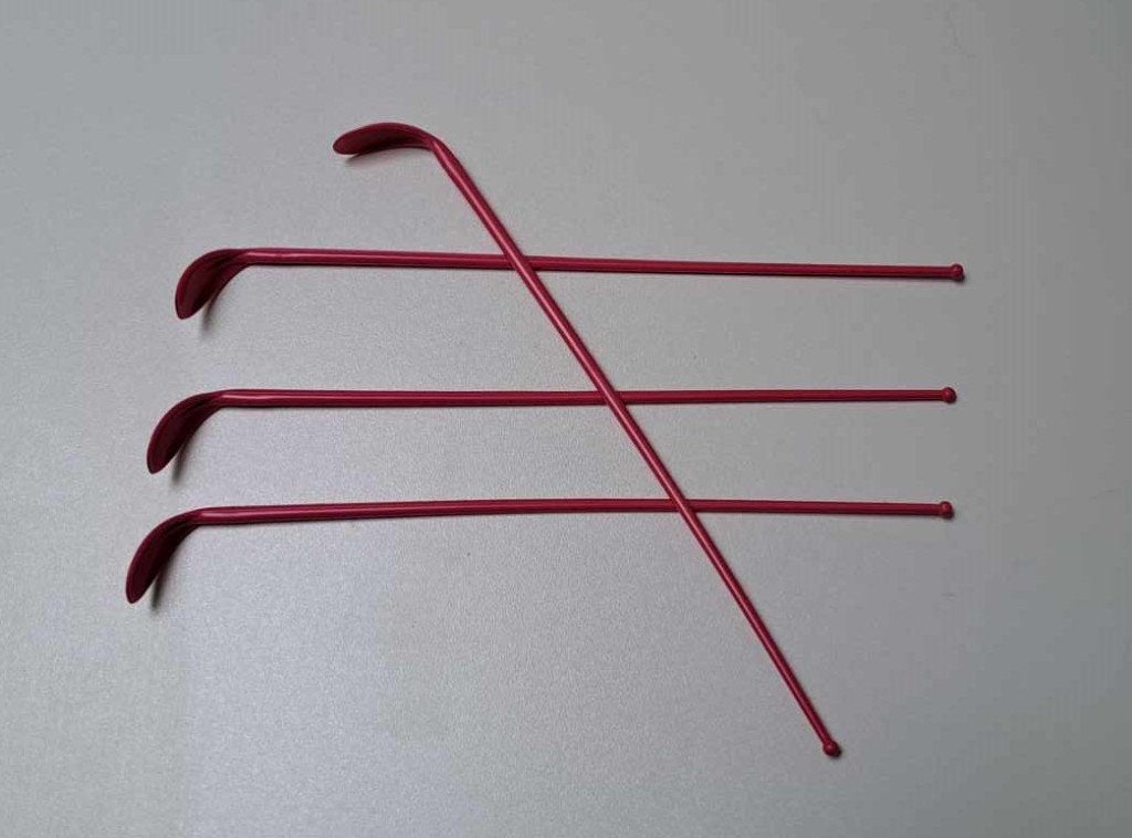 Tupperware™ « Cuillère Long Drink » x 4 - rose, Envoi, Neuf, Violet, Autres types