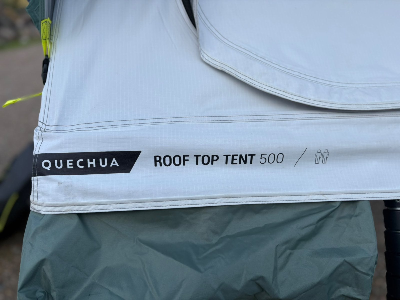 Daktent mh500 fresh & black 2personen, Caravans en Kamperen, Ophalen, Gebruikt, Tot en met 2