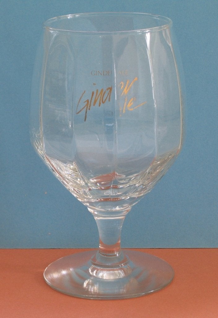 VERRE À BIÈRE GINDER-ALE 542, Collections, Enlèvement, Utilisé, Verre ou Verres, Autres marques