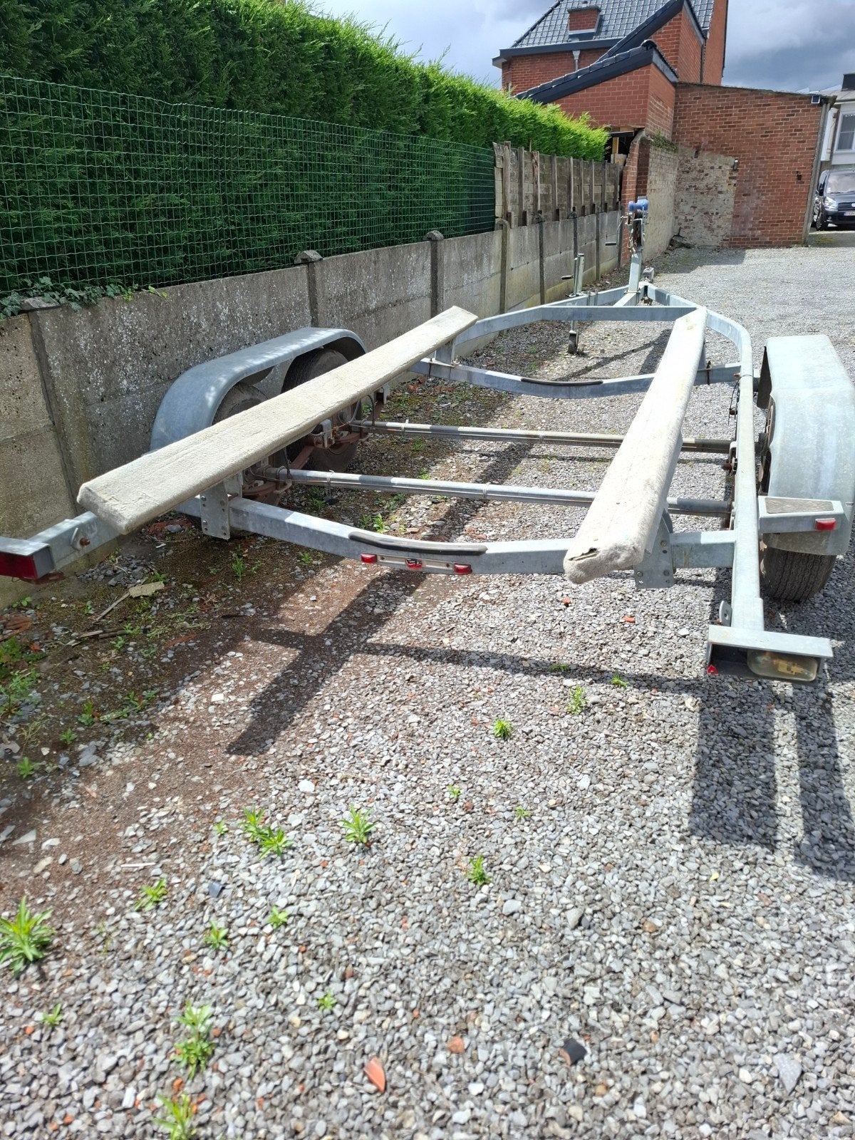 Remorque Boat Stalling, Sports nautiques & Bateaux, Remorques bateau, Enlèvement, Utilisé, 6 à 9 mètres, Remorque de stockage