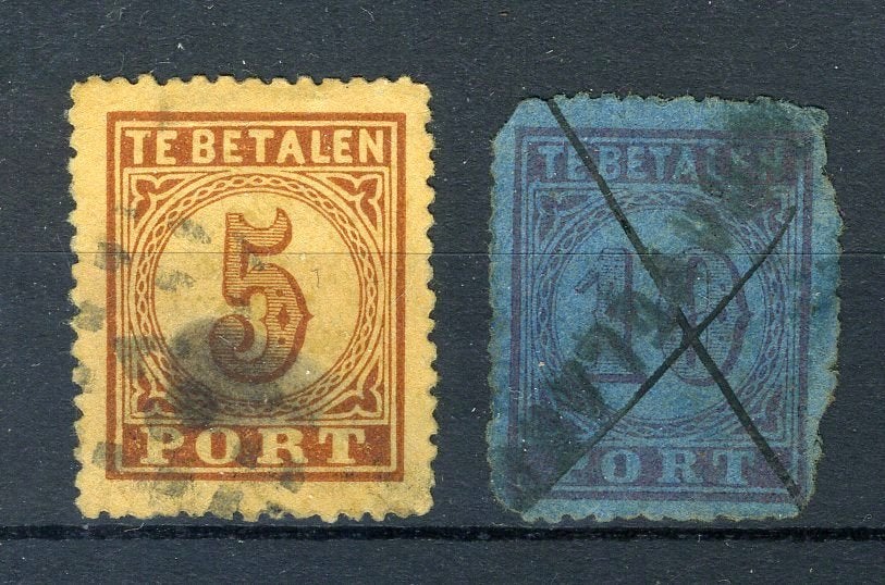 NEDERLAND P1/2 gestempeld 1870 - Groot waardecijfer, Verzenden, T/m 1940, Gestempeld