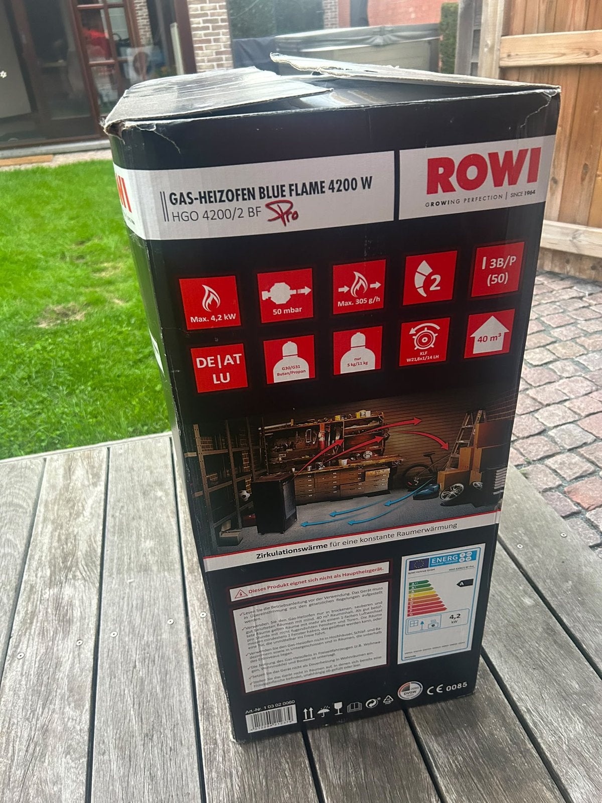 zwart nog in de verpakking, Caravans en Kamperen, Ophalen, Zo goed als nieuw