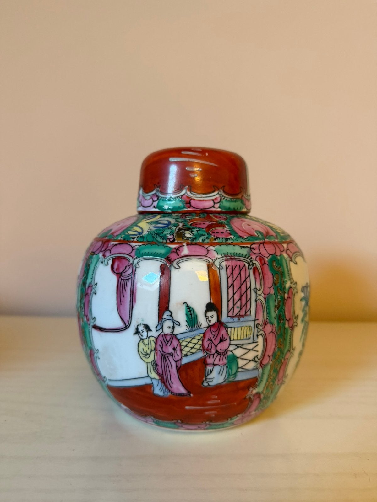 Chinese porseleinen gemberpot met deksel, Antiek en Kunst, Ophalen