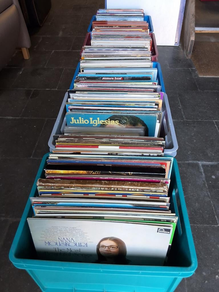 Uitverkoop 350 LP's, € 0.50 ’t stuk, kom kiezen in Wervik, Cd's en Dvd's, Ophalen