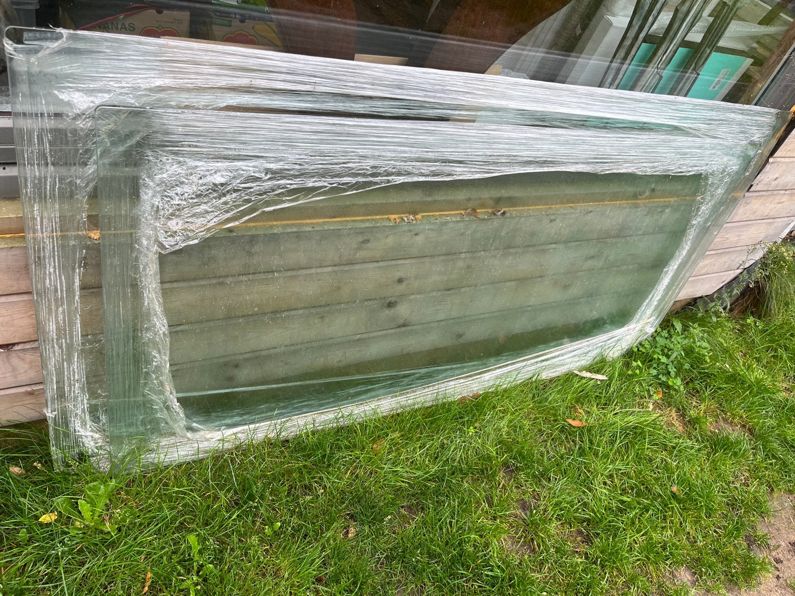 Bureau plat en verre, Antiek en Kunst, Ophalen