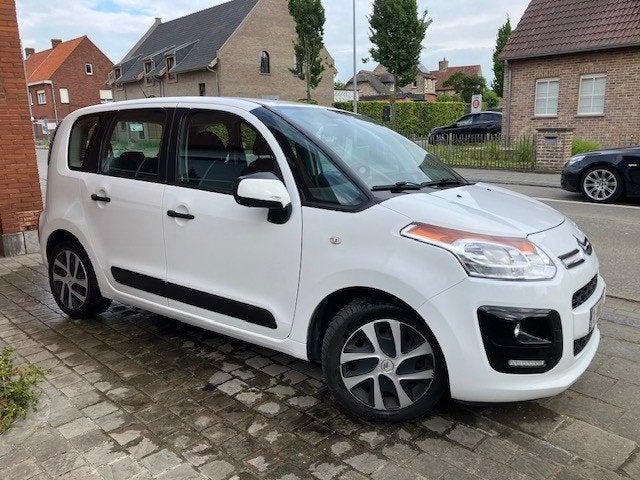 Citroën C3 Picasso een leuke en ruime handelbare Monovolume, Auto's, Voorwielaandrijving, 750 kg, 4 cilinders, Wit