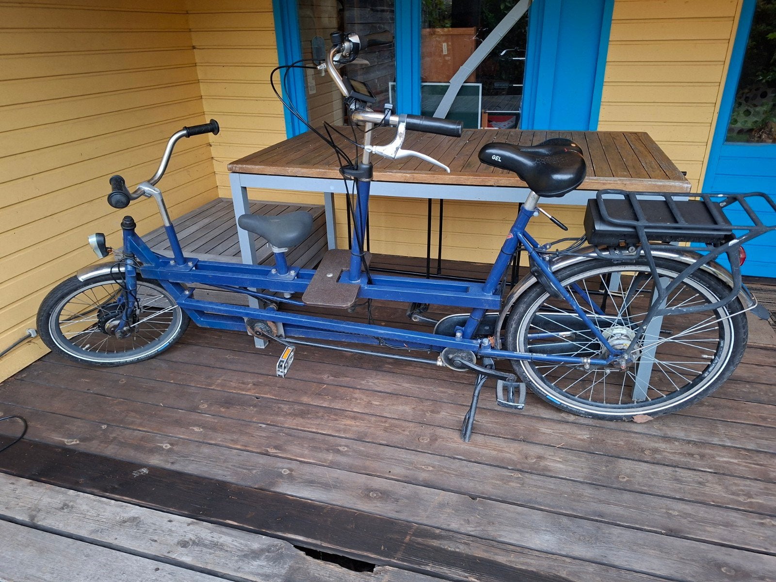 Elektrische ouder-kind tandem (onderwaterfiets), Ophalen