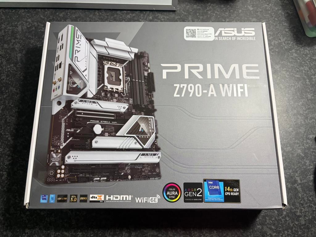 Asus Prime Z790-A WIFI, Computers en Software, Moederborden, Ophalen, Zo goed als nieuw, Intel