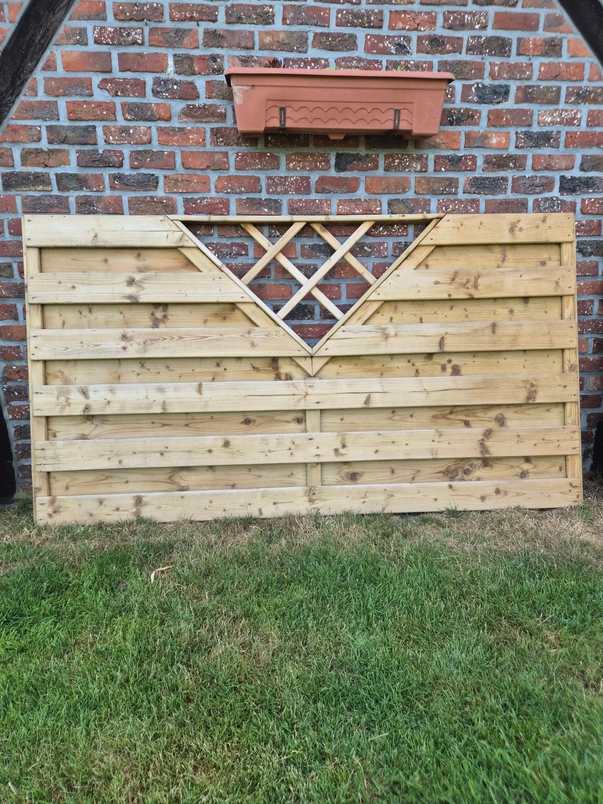 Houte tuinschermen 3 stuks, Ophalen