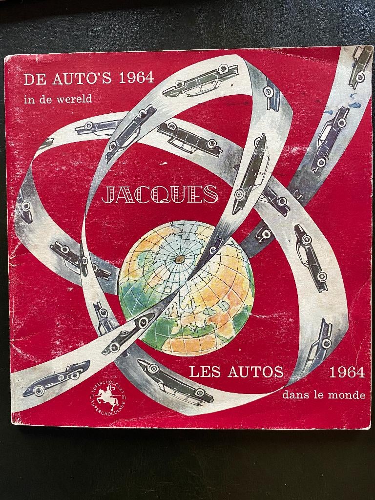 De Auto's in de wereld 1964 - Uitgave Jacques, Ophalen of Verzenden, Gelezen, Plaatjesalbum